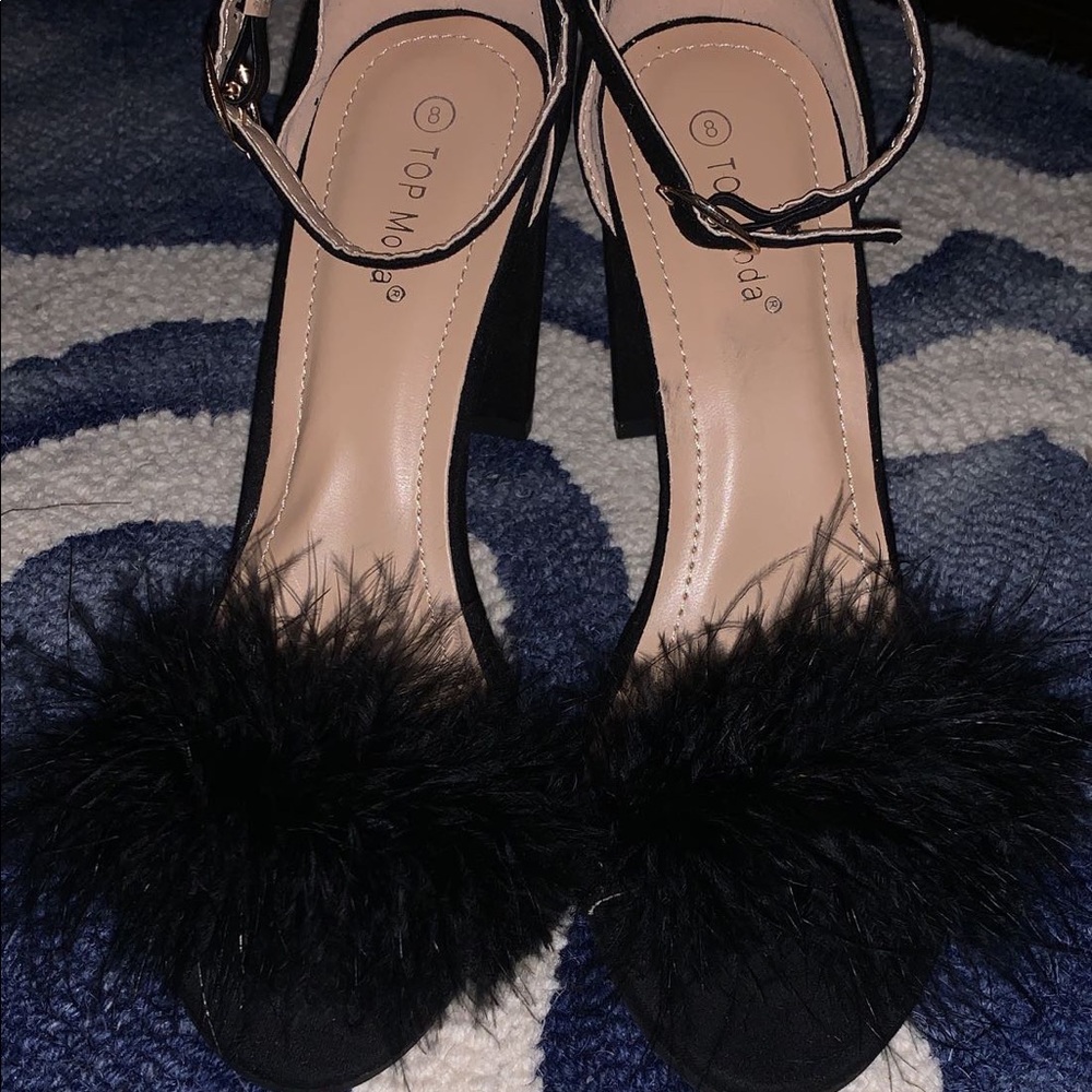 Feather heels